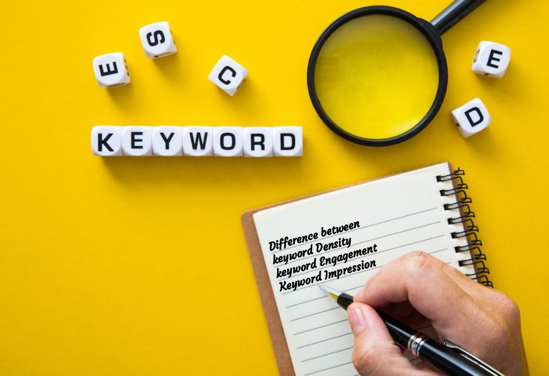 Understanding Differences between Keyword Density, Engagement, and Impression